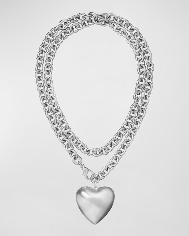 Heart and Soul Long Pendant Necklace